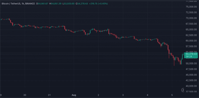 分析师警告比特币（BTC）价格可能再下跌 20%