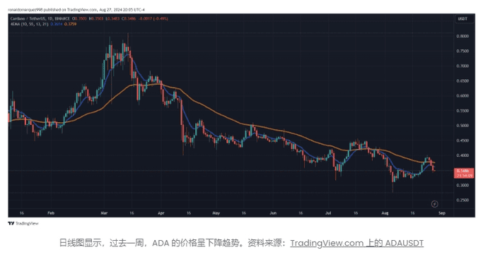 Cardano（ADA）第二季度摘要：四个重要指标大幅下降